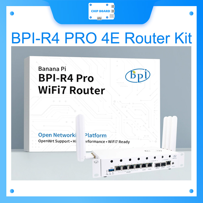 Kit de Router Banana Pi BPI-R4 - Bananapi Bpi R4 Wifi 7 reseña y precio