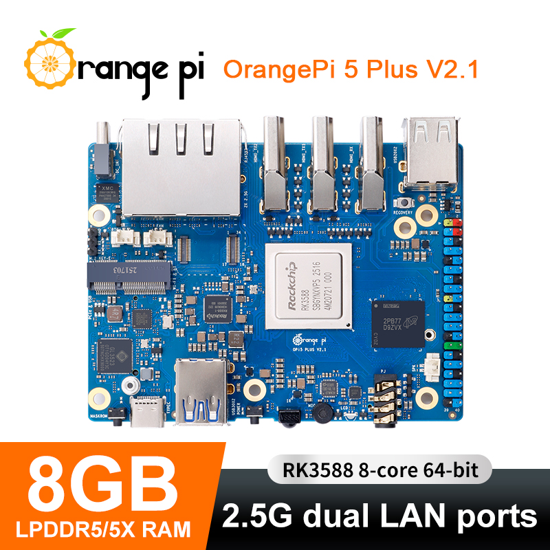 Ordenador de Placa Única Orang - Orange Pi 5 Plus 32Gb reseña y precio